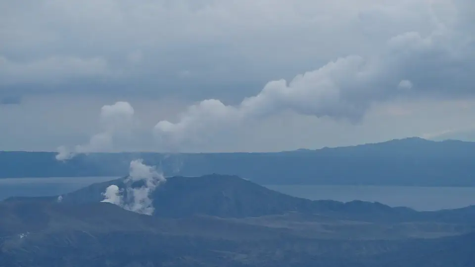 Wyspa Luzon. Widok na wulkan Taal na Filipinach w prowincji Batangas.