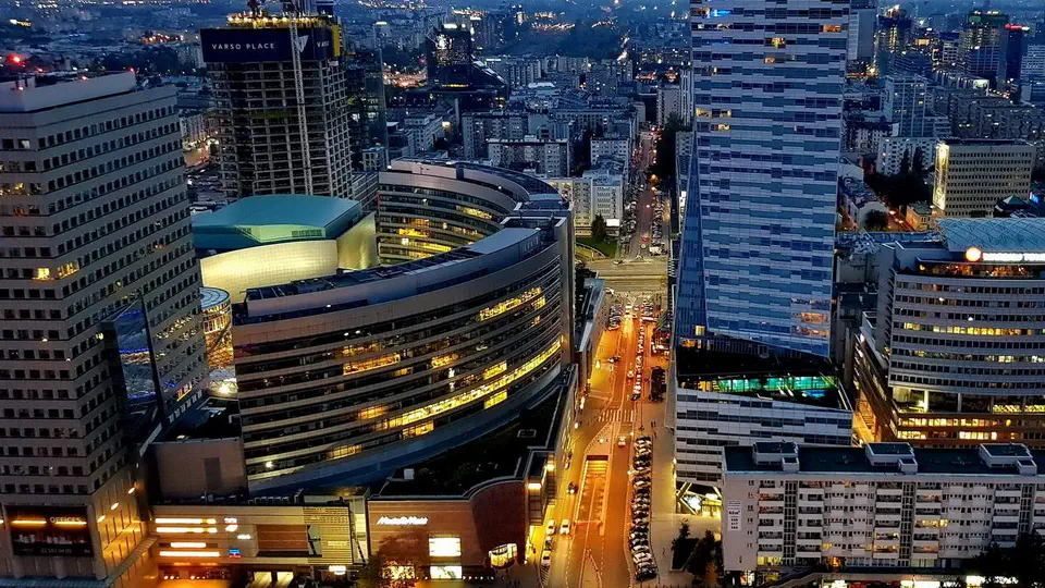 Pałac Kultury i Nauki w Warszawie.