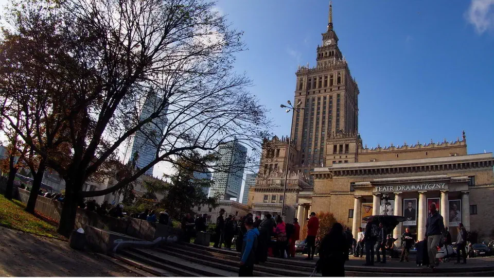 Pałac Kultury i Nauki w Warszawie.