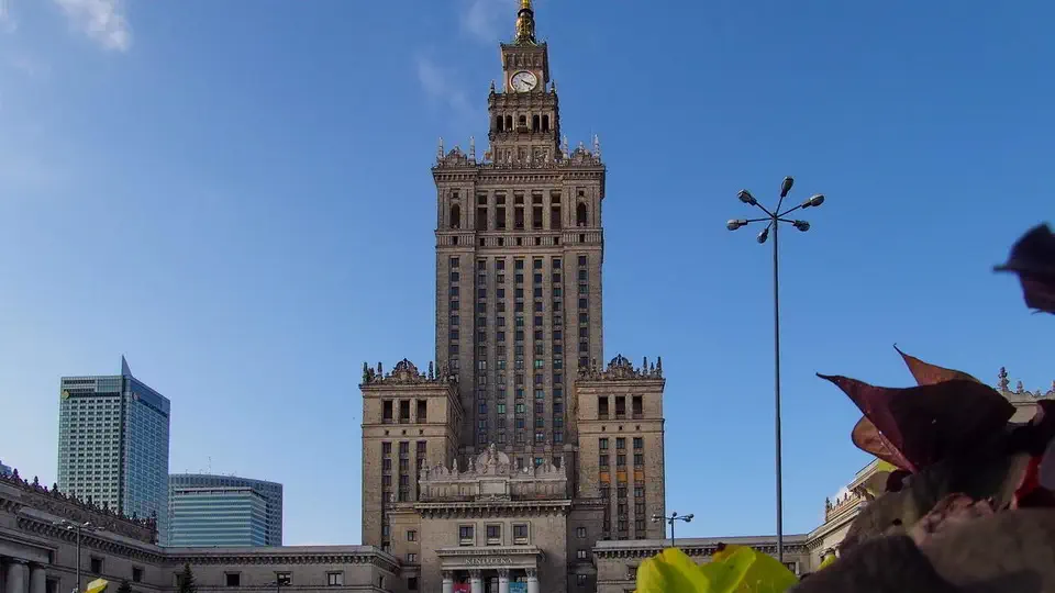 Pałac Kultury i Nauki w Warszawie.