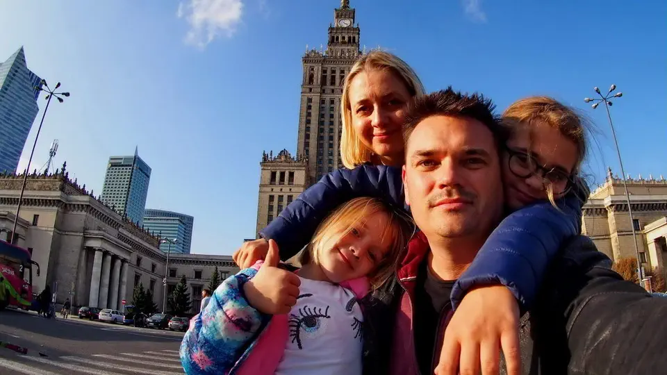 Pałac Kultury i Nauki w Warszawie. Ewa Baranowska, Michał Baranowski.