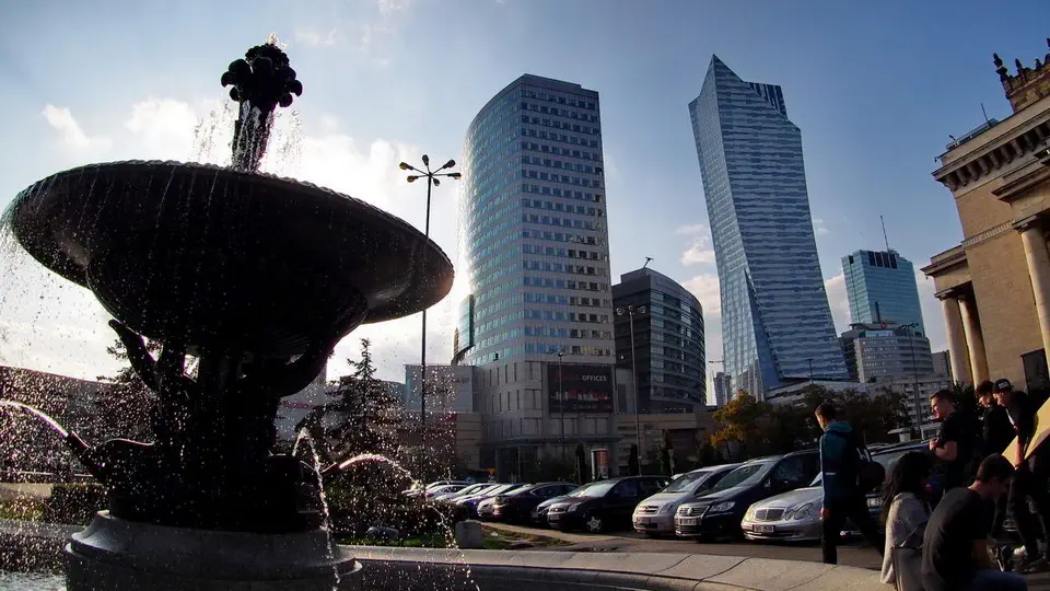 Pałac Kultury i Nauki w Warszawie.