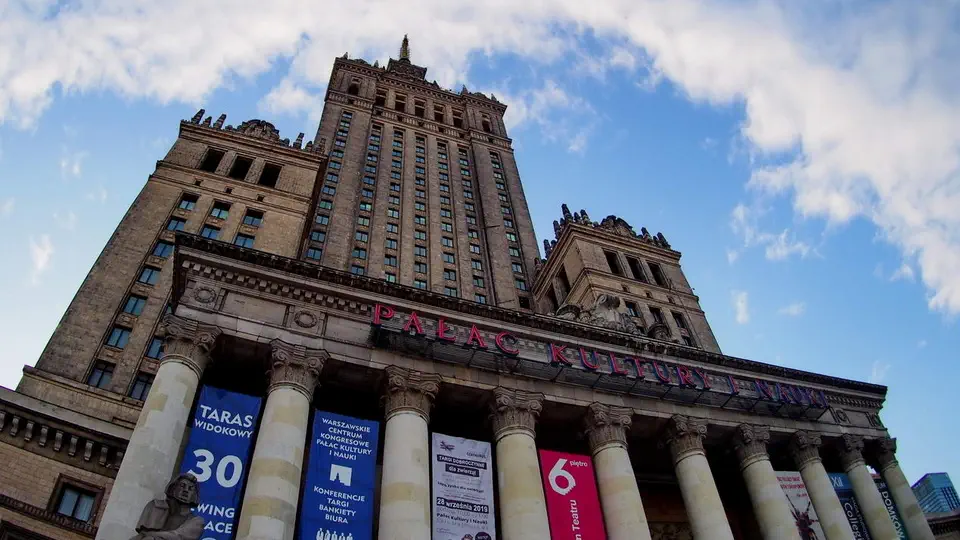 Pałac Kultury i Nauki w Warszawie.