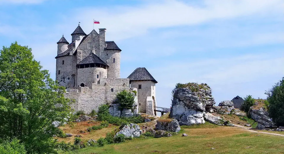 Zamek Bobolice i Mirów.