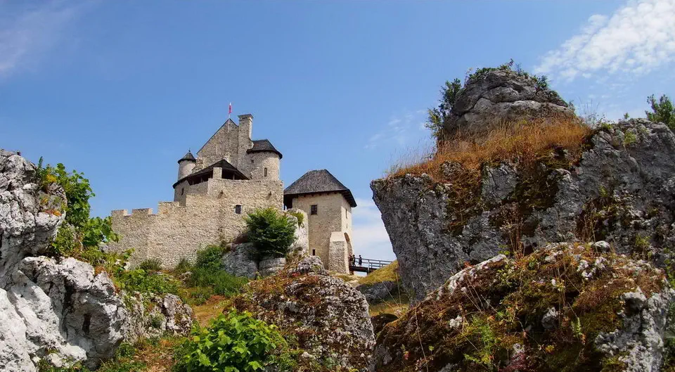 Zamek Bobolice i Mirów.