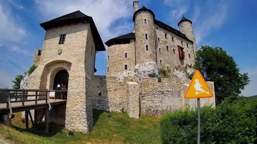 Zamek w Bobolicach Jura Krakowsko-Częstochowska województwo śląskie