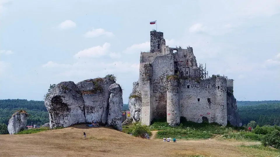 Zamek Bobolice i Mirów.