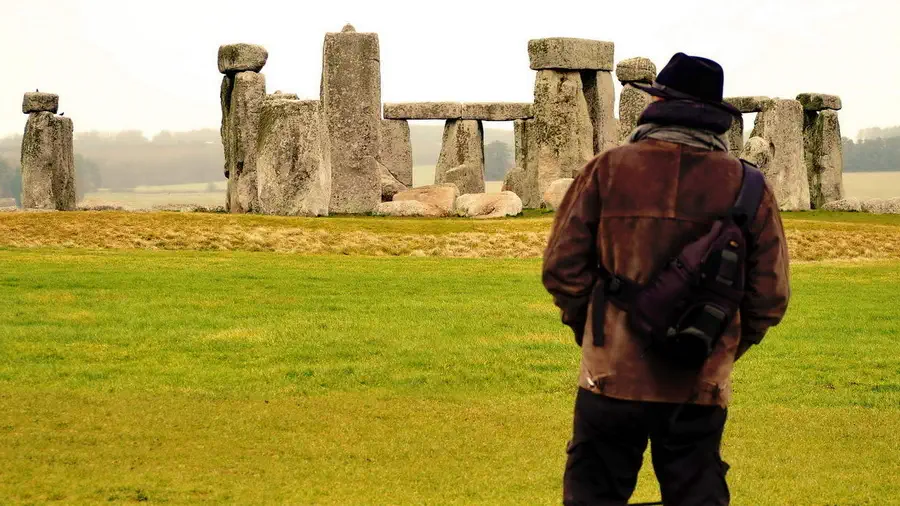 Widok na Kamienne kręgi w Stonehenge