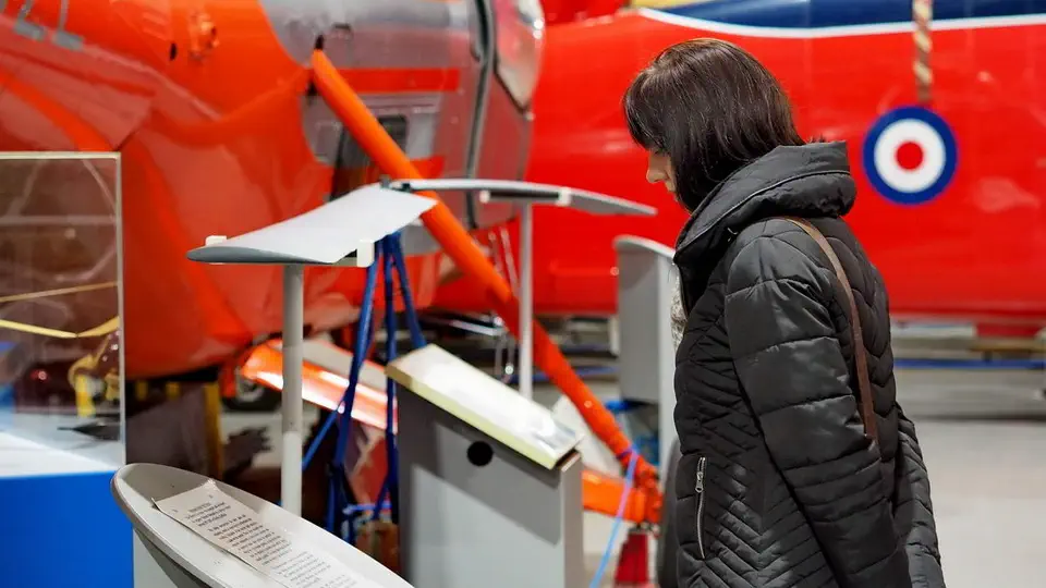 Muzeum Helikopterów w Weston-Super-Mare w zachodniej Anglii. Magdalena Kiżewska.