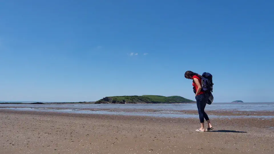 Weston-Super-Mare w Anglii nad kanałem Bristolskim. Magdalena Kiżewska.