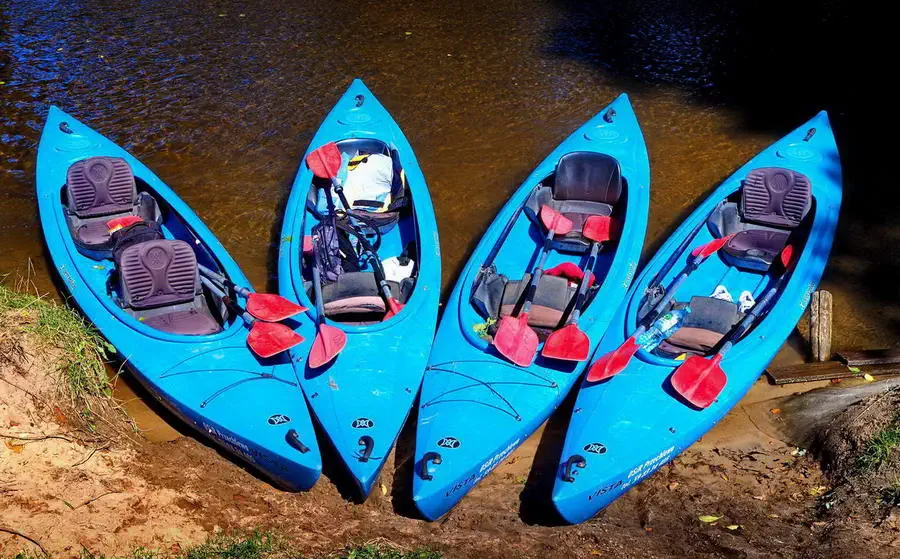 Kajaki na rzece Brda