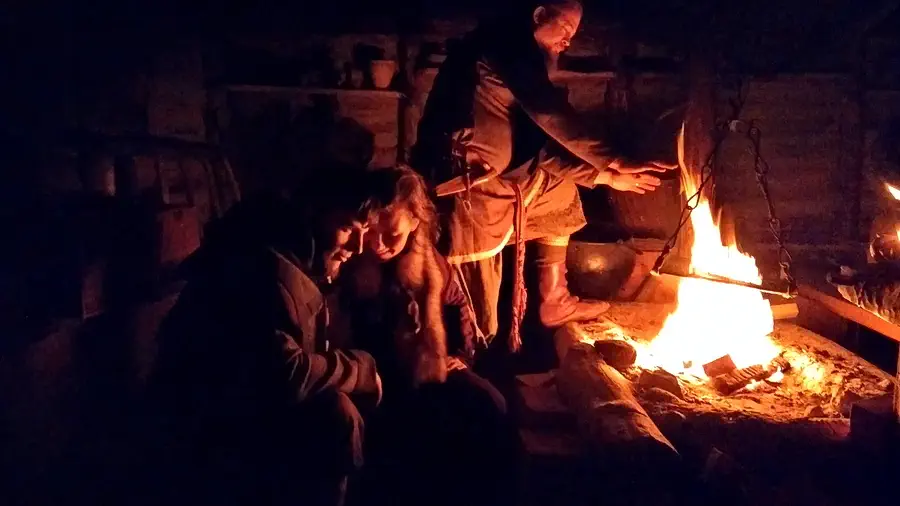 Ogniska podczas Dziadów