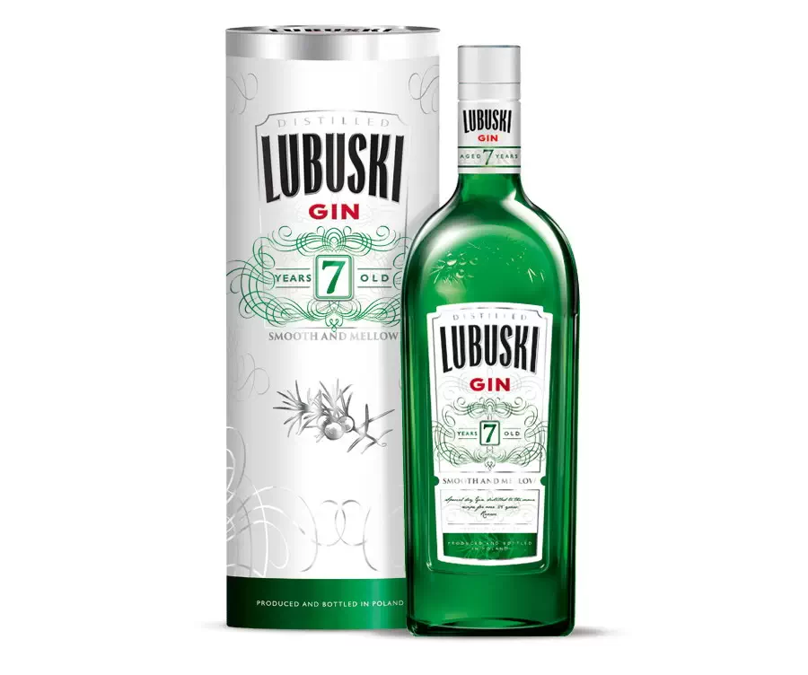 Butelka ginu lubuskiego