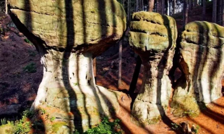 Głazy Krasnoludków w Gorzeszowie magia sudeckich formacji skalnych