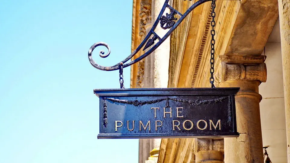 Miasto Bath w Anglii.