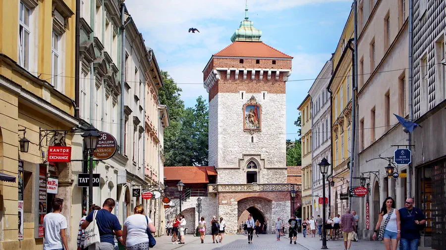 Barbakan i mury miejskie w Krakowie