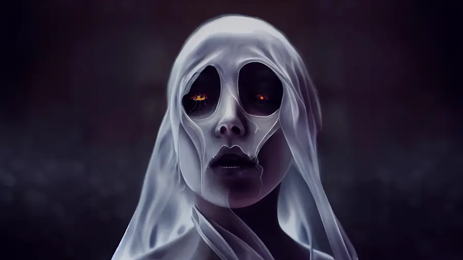 Biała Dama duch z zamku Dunajec w Niedzicy