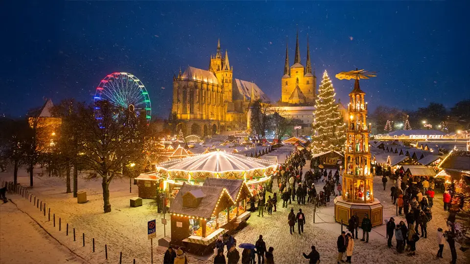 Boże Narodzenie w Niemczech. Świąteczny jarmark w Niemczech.