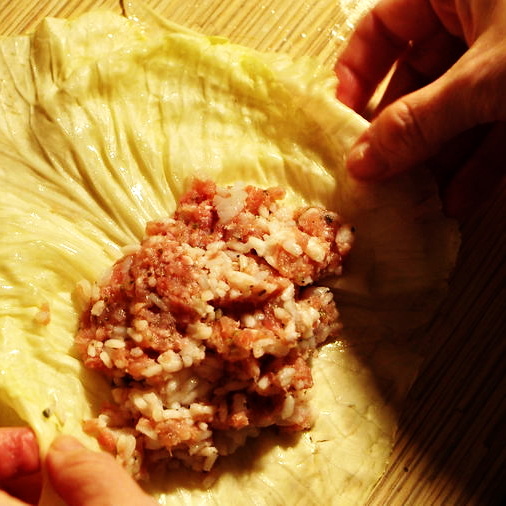 Zawijanie gołąbków. Etap 1