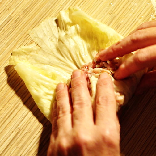 Zawijanie gołąbków. Etap 3