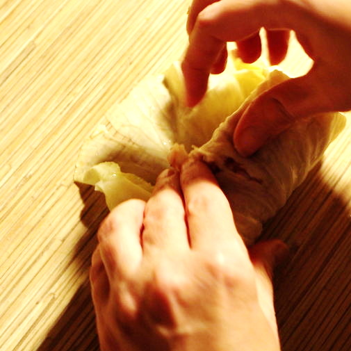 Zawijanie gołąbków. Etap 4