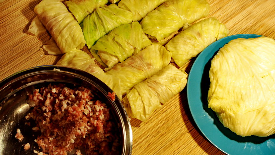 Gołąbki tradycyjne zawijane w kapustę