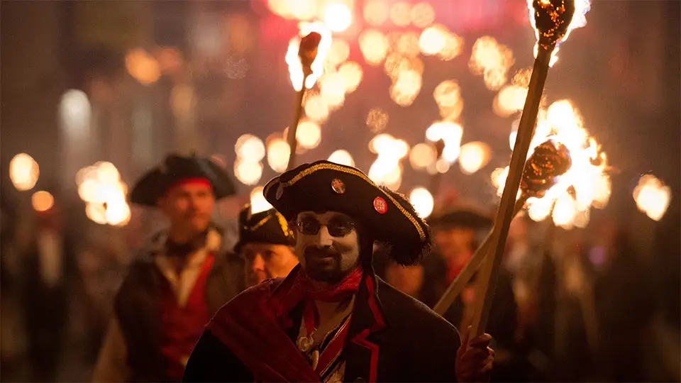 Dziań Buy Fawkes w Bridgwater.