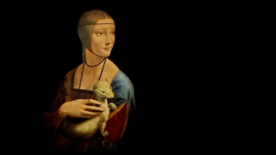 Dama z Gronostajem Leonardo da Vinci.