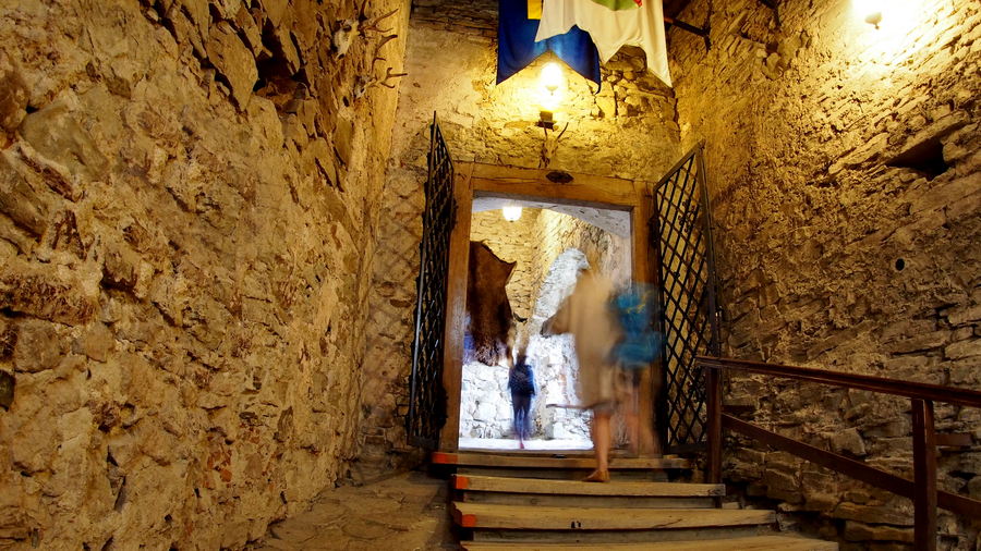 Podziemia w zamku Niedzica