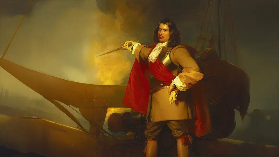 Admirał Robert Blake.