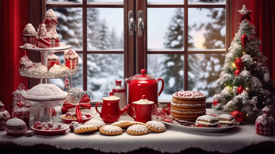 Świąteczne słodycze i wypieki AI