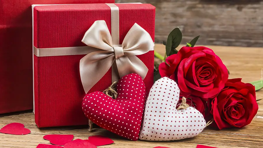 Prezent i upominek na walentynki i dzień zakochanych