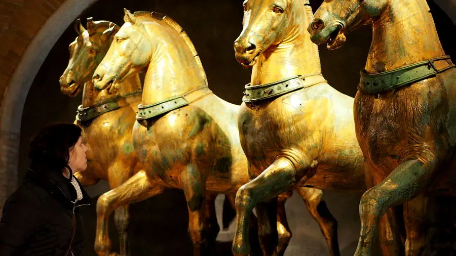 Złocone Rumaki Lizypa w Wenecji i Magdalena Kizewska