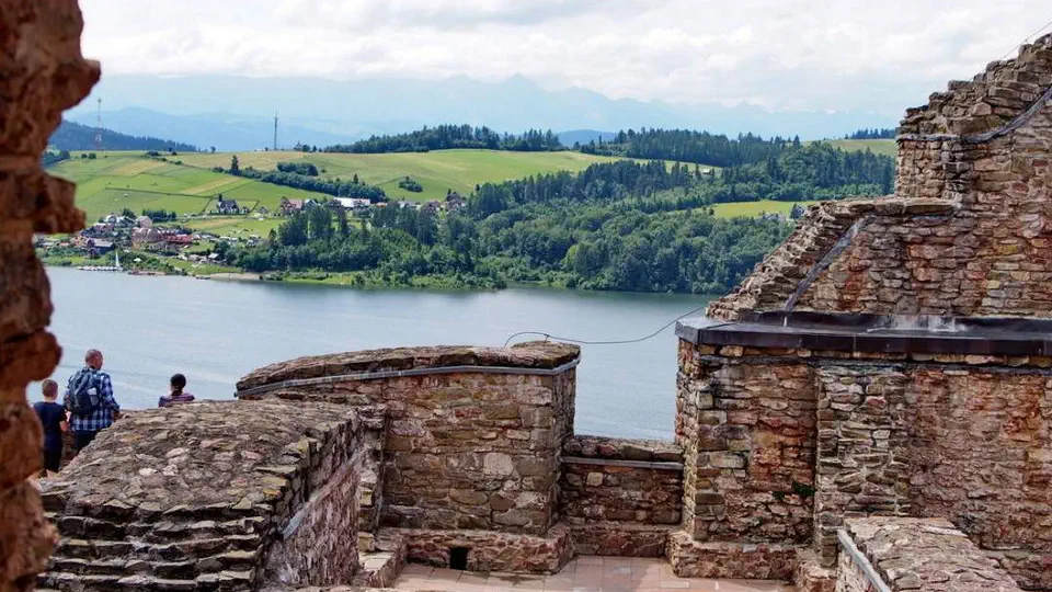 Zamek w Czorsztynie.