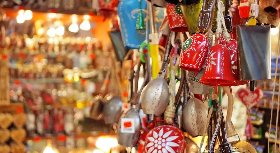 Rynek pamiątek przy zamku w Czorsztynie