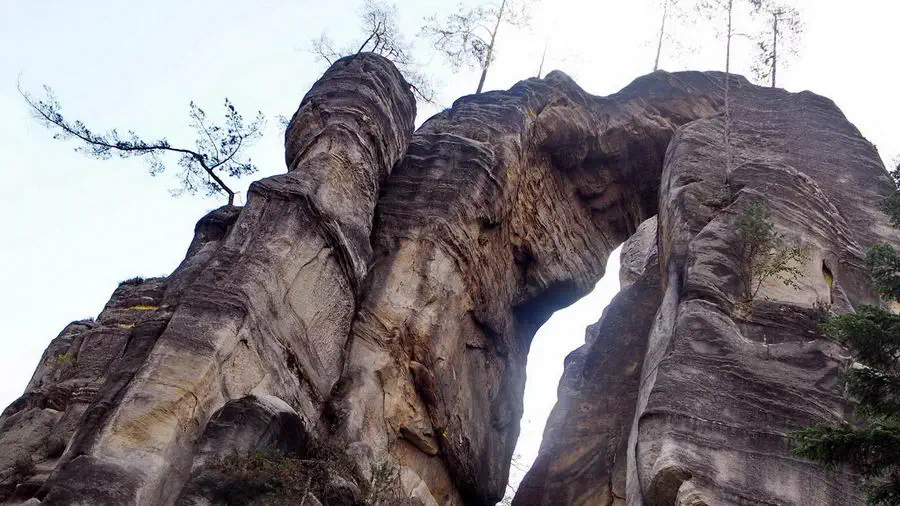 Skalne Miasto Adrspach w Czechach