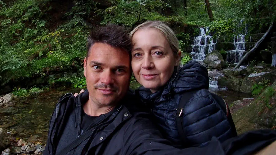 Ewa i Michał Baranowscy w kopalni uranu w Podgórzu