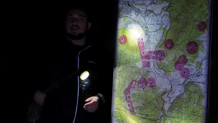 Przewodnik z kopalni uranu w Podgórzu