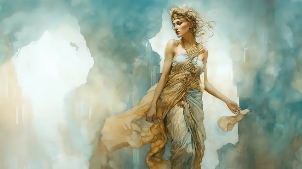 Kobieta w starożytnej Grecji AI