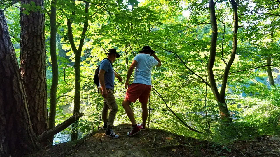 Michał Baranowski i Piotr Kiżewski. Uroczysko Piekiełko w Borach Tucholskich