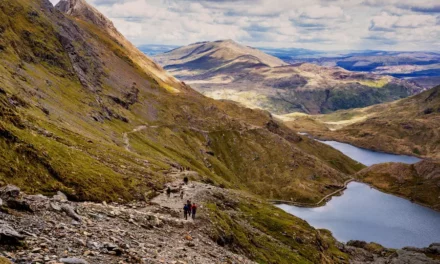 Góra Snowdon w Parku Narodowym Snowdonia w Walii