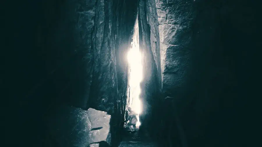 Szczeliniec Wielki droga do zimnego piekła