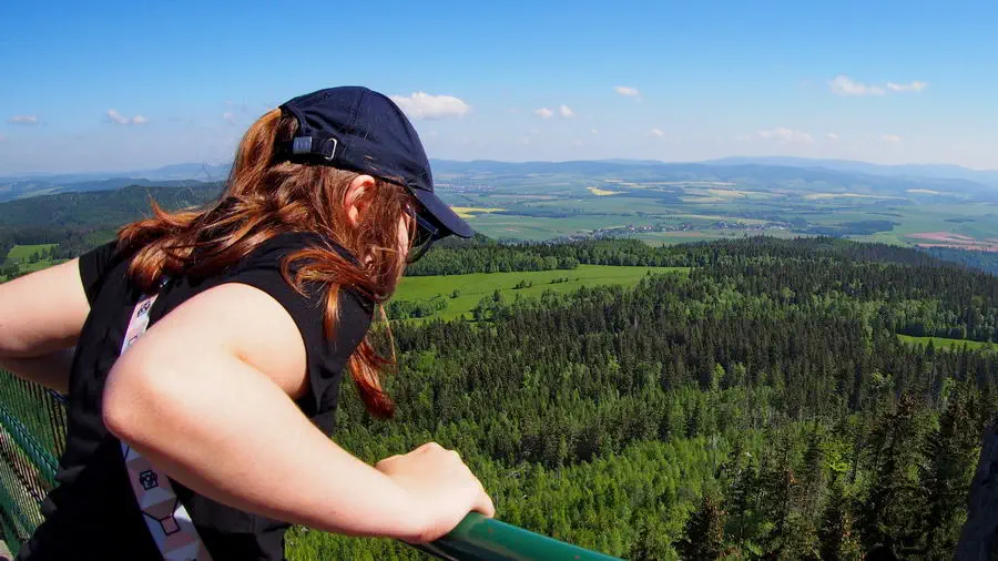 Widok ze szczytu Szczelińca Wielkiego