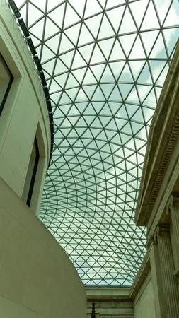 Wielki hol w Muzeum Brytyjskim w Londynie