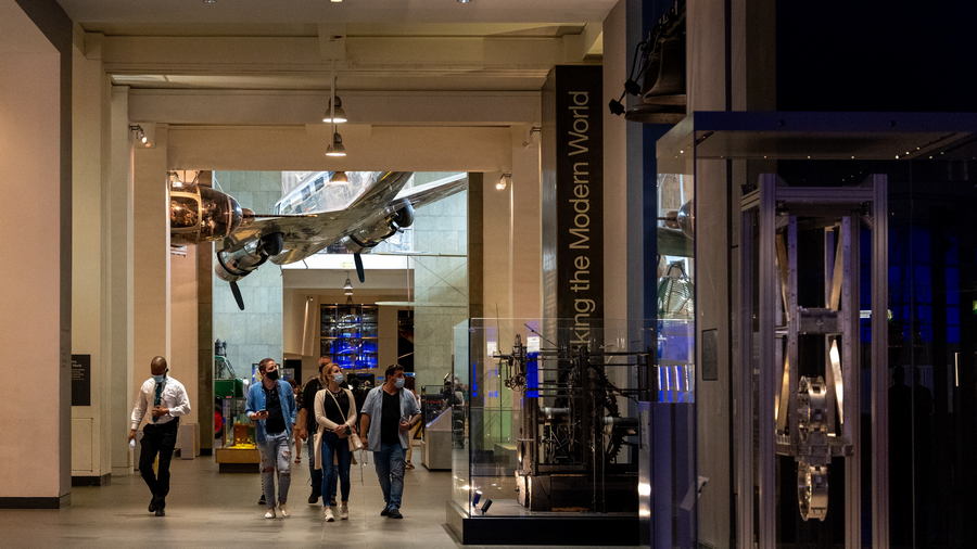 Dział samolotów w Muzeum Nauki w Londynie
