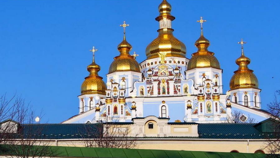 Monastyr świętego Michała w Kijowie na Ukrainie