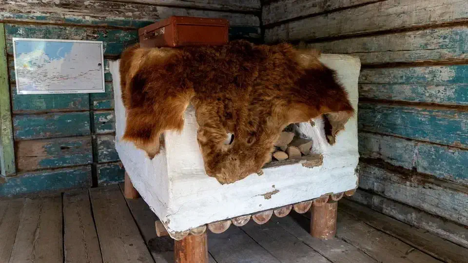 Szymbark na Kaszubach. Chata sybiraka w Szymbarku.