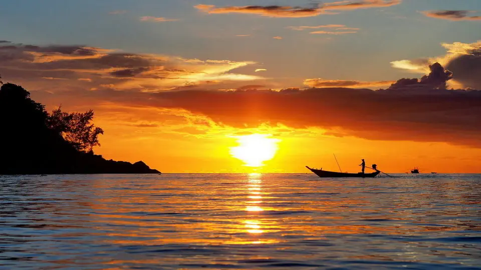 Koniec dnia na równiku