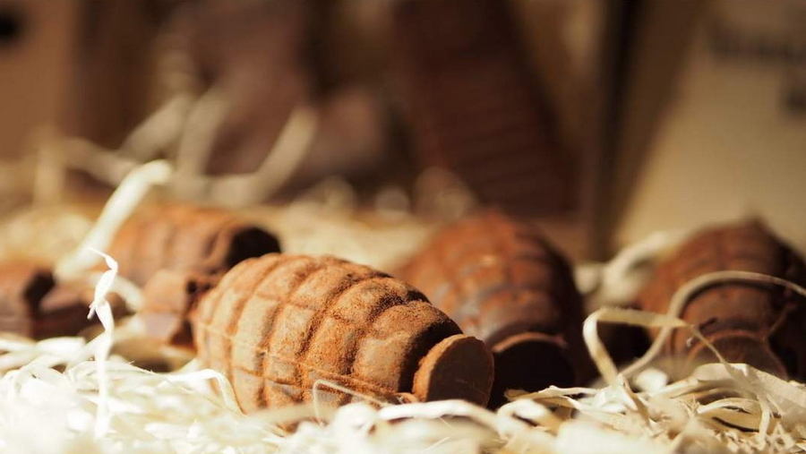 Granaty z czekolady w Kopalni Kawy we Lwowie