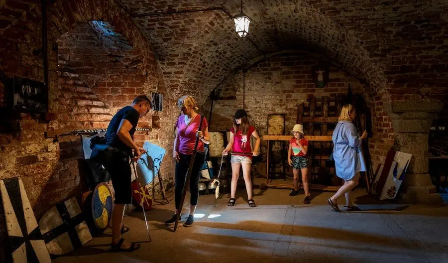 Zamek w Radzyniu Chełmińskim. Podziemia w zamku Radzyń Chełmiński